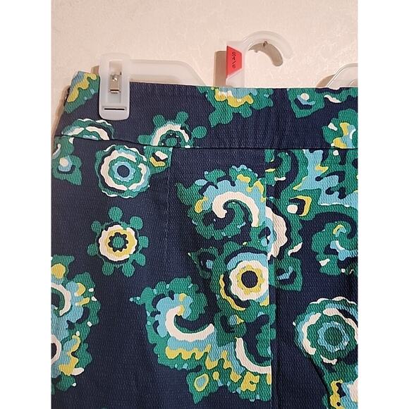 Merona Womens Above the Knee Pencil Skirt Lined sz 2 Navy Blue Side Zip - Picture 5 of 8